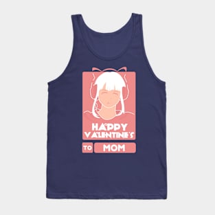 Girls in Happy Valentines Day to Mom Tank Top